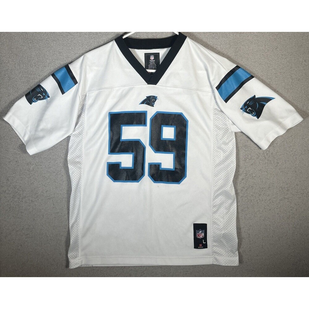 NFL‎ Team Apparel Carolina Panthers Jersey Youth Size Large #59 Luke Kuechly